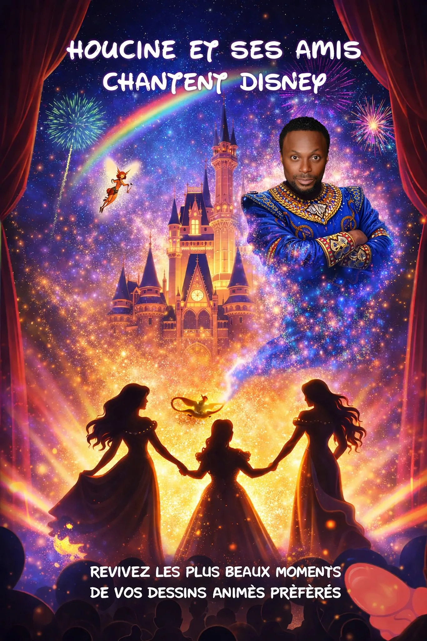 Affiche HOUCINE ET SES AMIS CHANTENT DISNEY